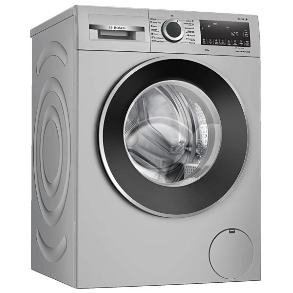 BOSCH WGA254ZSIN, 10 kg 5 Star 1400 RPM Fully Automatic Front Load Washing Machine, Built-in Heater and Steam Care, Silver
