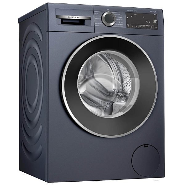 BOSCH WGA254ZPIN, 10 kg 5 Star 1400 RPM Fully Automatic Front Load Washing Machine, Built-in Heater and Steam Care, Dark Lake