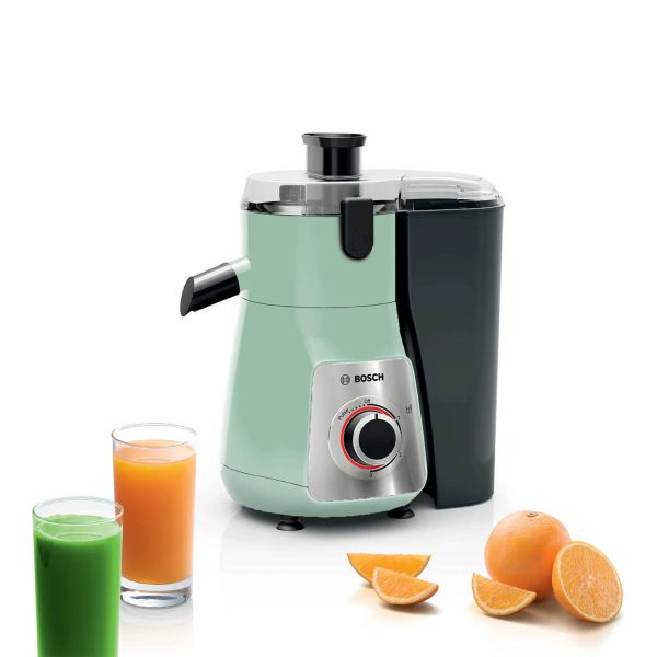 Bosch MJ4412A1GI, 2 Jar-True Mixx Juicer Mixer Grinder, 750W Standalone, Dual Locking System, Anti Drip Spout, 100% Copper Moter, Ming Green