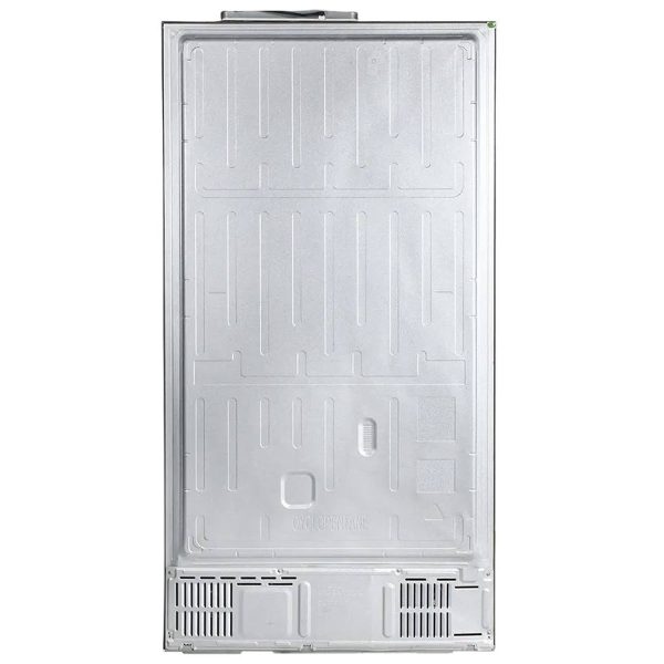 Haier HRT-683KWG, 598 Litre 3 Door Side-by-Side Refrigerator with 83% Convertible Fridge Space, Inverter and Smart Connectivity, Black White Glass