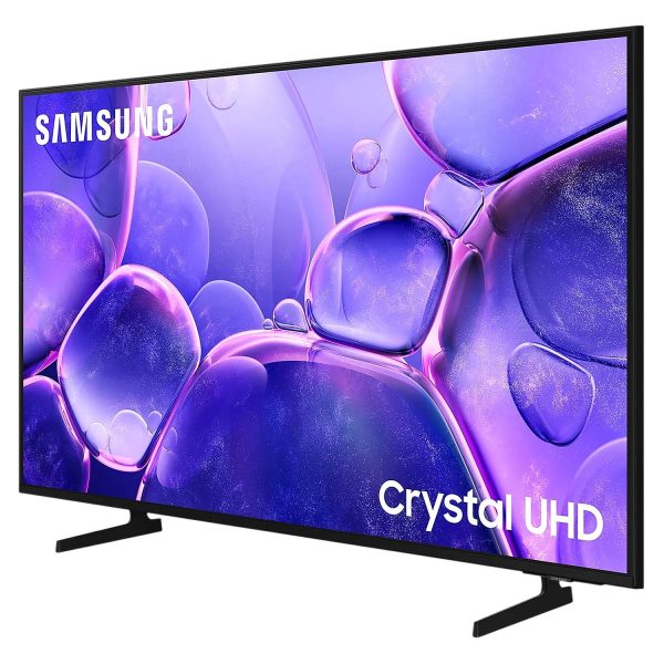 Samsung U8000F, (189cm) 75-Inch Class Crystal UHD 4K Smart TV (2025 Model) Endless Free Content, Crystal Processor 4K, Metal Stream Design, Knox Security, Alexa Built-in, Black