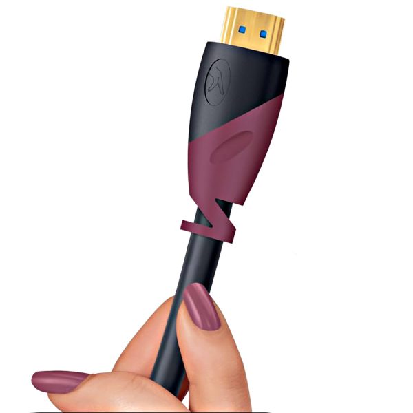 FINGERS Mega View 2METER HDMI-to-HDMI Cable - Ethernet, 4K HDR, 18 Gbps, Simple Plug-n-Play, Black