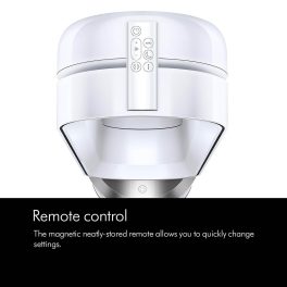 Dyson TP10 IN Air Purifier, Covers 600 Sq. Ft Advanced HEPA H13 filtrationRemoves 99.95% of allergens & pollutants as small as PM 0.1, Remote Control, White