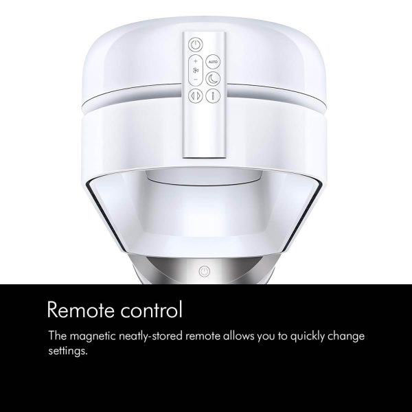 Dyson TP10 IN Air Purifier, Covers 600 Sq. Ft Advanced HEPA H13 filtrationRemoves 99.95% of allergens & pollutants as small as PM 0.1, Remote Control, White