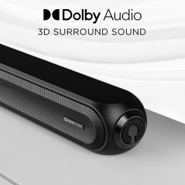 boAt Aavante Bar 3200D,5.1 Channel Soundbar with Powerful Subwoofer, 3D Surround Sound and Dolby Audio, Dual Wireless Rear Satellite Speakers, Multiple Connectivity Modes (Premium Black)