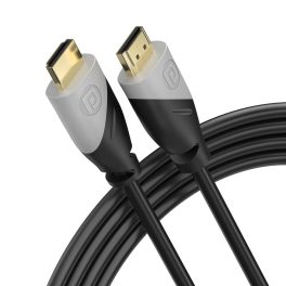 Portronics 2058 K-Sync, 4K 60Hz HDMI to HDMI Cable, 3M Length with Support eARC and Compatible with Smart HDTV, Laptop, Monitor, Projector, eARC enable Soundbar, Black