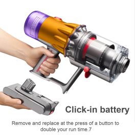 Dyson V12S Detect Slim Submarine Wet And Dry 1200 watts Vacuum Cleaner, Hepa Filter, 1 Count, 350Ml, Yellow