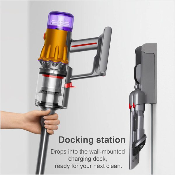 Dyson V12S Detect Slim Submarine Wet And Dry 1200 watts Vacuum Cleaner, Hepa Filter, 1 Count, 350Ml, Yellow