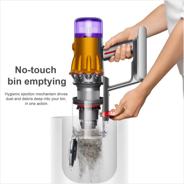 Dyson V12S Detect Slim Submarine Wet And Dry 1200 watts Vacuum Cleaner, Hepa Filter, 1 Count, 350Ml, Yellow