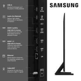 Samsung 55Q8F, (138cm) 55 Inch Class QLED 4K UHD Smart TV (2025 Model) Q4 AI Processor, 100% Color Volume with Quantum Dot, AirSlim Design, Endless Free Content, Samsung Vision AI, Alexa Built-in, Black