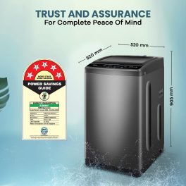 Haier HWM70-306S8, 7 kg 5 Star Ultra air fresh, NZP, Oceanus Wave pulsator, Quick wash Fully Automatic Top Load Machine, Dark Jade Silver