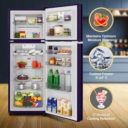 Whirlpool NEO278GD PRM, 235 L 2 Star Frost-Free Double Door Refrigerator, 10 Years Warranty on Compressor, Kaigari