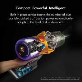 Dyson V12S Detect Slim Submarine Wet And Dry 1200 watts Vacuum Cleaner, Hepa Filter, 1 Count, 350Ml, Yellow