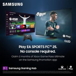 Samsung U8000F, (189cm) 75-Inch Class Crystal UHD 4K Smart TV (2025 Model) Endless Free Content, Crystal Processor 4K, Metal Stream Design, Knox Security, Alexa Built-in, Black