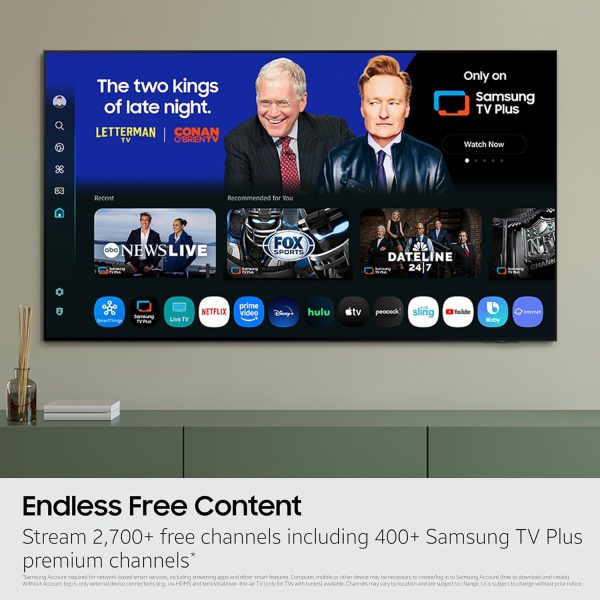 Samsung 55QN90F, (138cm) 55-Inch Class Neo Series, Vision AI, Mini LED Smart TV (2025 Model) Neo Quantum HDR+, Object Tracking Sound+ w/Dolby Atmos, Glare Free, Gaming Hub, Alexa Built-in, Black