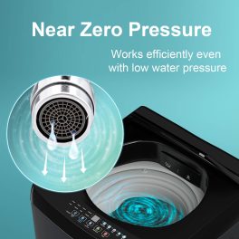 Haier HWM70-306S8, 7 kg 5 Star Ultra air fresh, NZP, Oceanus Wave pulsator, Quick wash Fully Automatic Top Load Machine, Dark Jade Silver