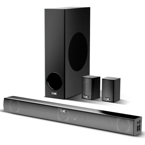 boAt Aavante Bar 2400 Pro, Bluetooth Soundbar with 5.1 Channel Surround Sound, Bluetooth v5.3, EQ Modes, Master Remote Control (Premium Black)
