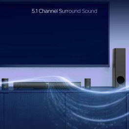 boAt Aavante Bar 2400 Pro, Bluetooth Soundbar with 5.1 Channel Surround Sound, Bluetooth v5.3, EQ Modes, Master Remote Control (Premium Black)