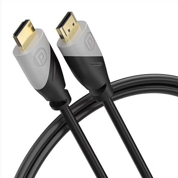 Portronics 2057 K-Sync, 4K 60Hz HDMI to HDMI Cable, 1.5M Length with Support eARC and Compatible with Smart HDTV, Laptop, Monitor, Projector, eARC enable Soundbar, Black