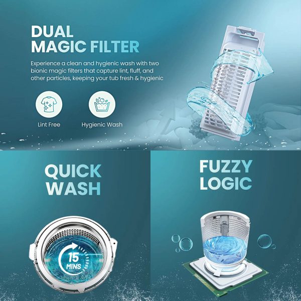 Haier HWM70-306S8, 7 kg 5 Star Ultra air fresh, NZP, Oceanus Wave pulsator, Quick wash Fully Automatic Top Load Machine, Dark Jade Silver