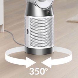 Dyson TP10 IN Air Purifier, Covers 600 Sq. Ft Advanced HEPA H13 filtrationRemoves 99.95% of allergens & pollutants as small as PM 0.1, Remote Control, White