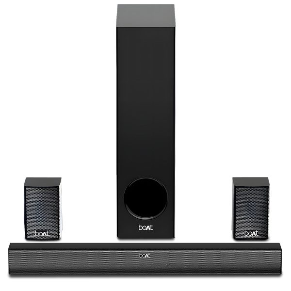 boAt Aavante Bar 2400 Pro, Bluetooth Soundbar with 5.1 Channel Surround Sound, Bluetooth v5.3, EQ Modes, Master Remote Control (Premium Black)