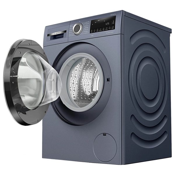 BOSCH WGA254ZPIN, 10 kg 5 Star 1400 RPM Fully Automatic Front Load Washing Machine, Built-in Heater and Steam Care, Dark Lake