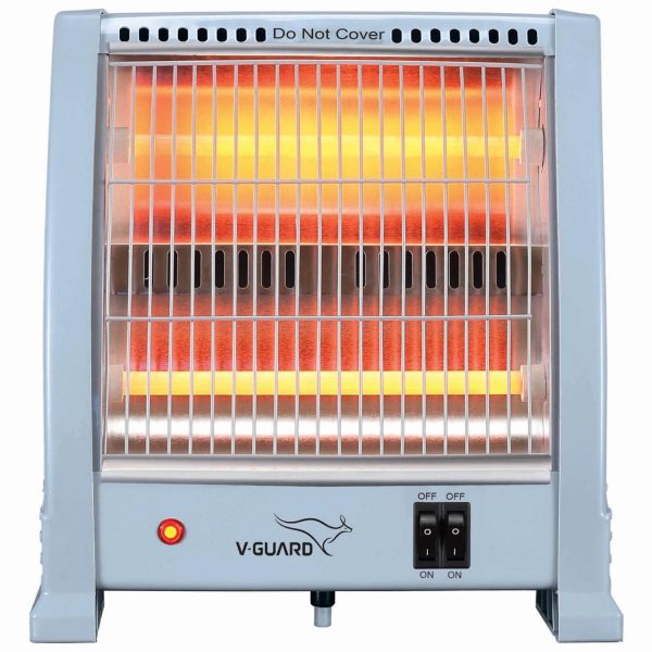 V-Guard RH2QT 2000 QUARTZ, (2 ROD, 400 & 800 WATTS) Room Heater, Grey