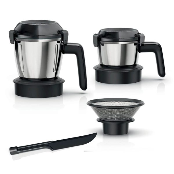Bosch MJ8722A1KI, 2 Jar-True Mixx Juicer Mixer Grinder, 1000W Standalone, Dual Locking System, Anti Drip Spout, 100% Copper Moter, Black