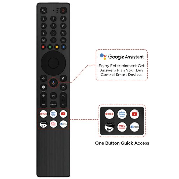 TCL 65P7K-UK, 165.1cm (65 inch) QLED 4K Ultra HD HDR Google TV (Google Assistant, BBC iPlayer, Dolby Atmos, Dolby Vision, HDR10+, 120Hz Game Accelerator, Motion Clarity, Black
