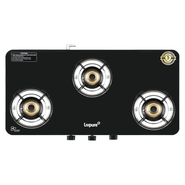 LIVPURE CELESTIA AUTO IGNITION 3 BI Cook Top