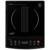 V-Guard VIC 01 V2, 1200 Watt Induction Cooktop with 7 Levels of Power and Temperature Setting, Digital Display and Soft switch Controls, Black