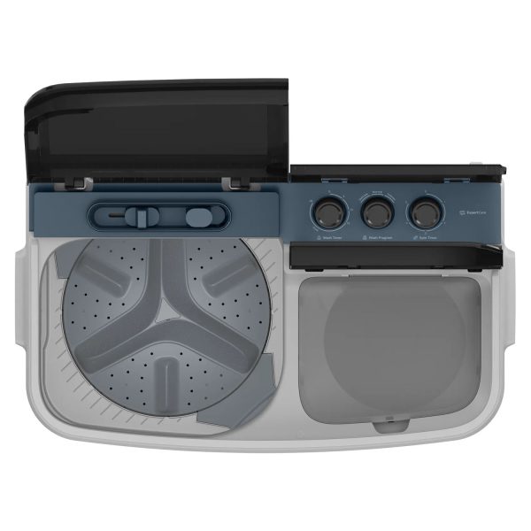 BOSCH WJP904P0IN, 9 kg 5 Star with 1300 High RPM Spin Motor Semi Automatic Top Load Washing Machine,3 Wash Programs, Anti-Rust Body, Peacock Blue