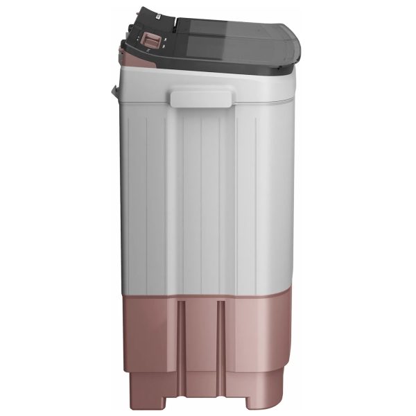 BOSCH WJP904C0IN, 9 kg 5 Star with 1300 High RPM Spin Motor Semi Automatic Top Load Washing Machine, 3 Wash Programs, Anti-Rust Body, Corel Pink