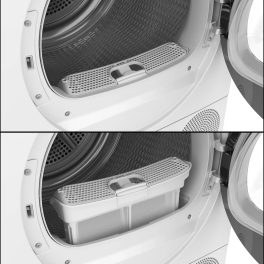 BOSCH WPG24100IN Series 4 9 kg Fully Automatic Front Load Dryer, White