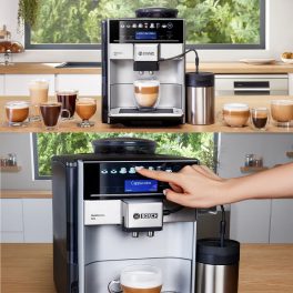 Bosch Series 6, Fully Automatic Coffee Machine, Vero Barista 600, Silver