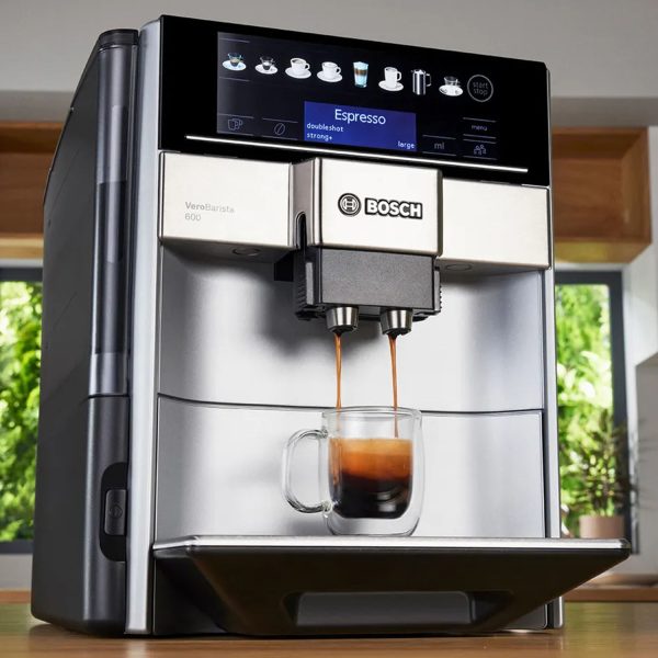 Bosch Series 6, Fully Automatic Coffee Machine, Vero Barista 600, Silver
