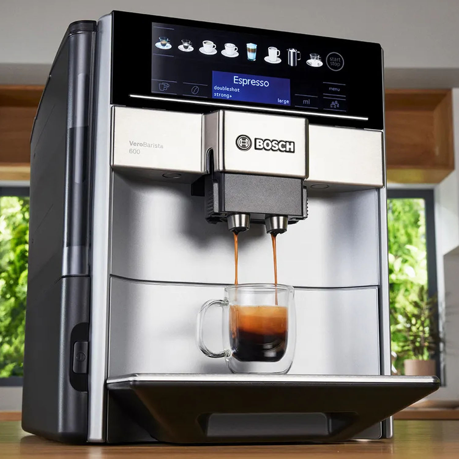 Bosch Series 6, Fully Automatic Coffee Machine, Vero Barista 600, Silver Bosch Series 6, Fully Automatic Coffee Machine, Vero Barista 600, Silver