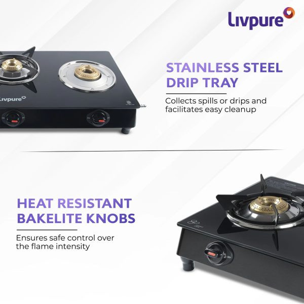 LIVPURE CELESTIA AUTO IGNITION 3 BI Cook Top