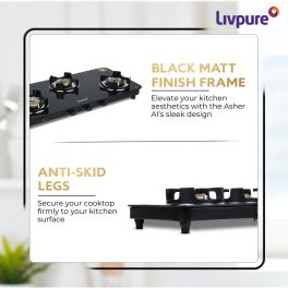 LIVPURE CELESTIA AUTO IGNITION 3 BI Cook Top