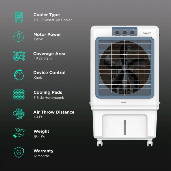 LIV-ICEBLAST-70L. AIR COOLER .LIVPURE