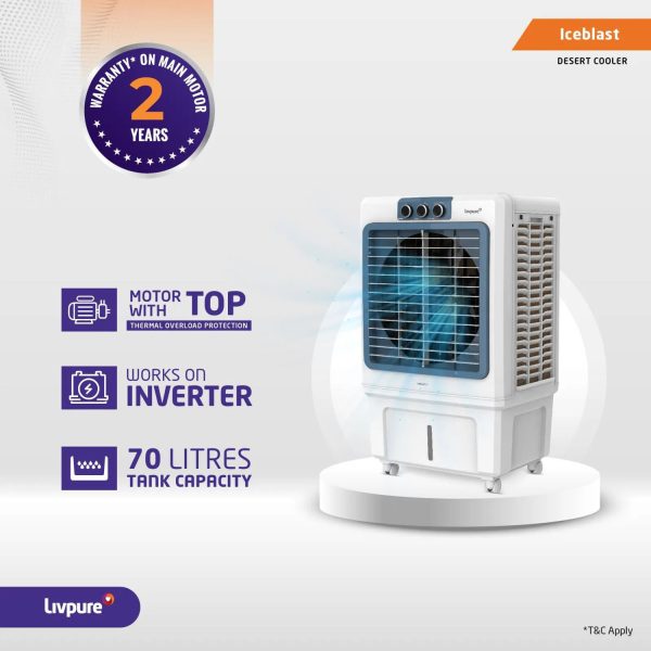 LIV-ICEBLAST-70L. AIR COOLER .LIVPURE