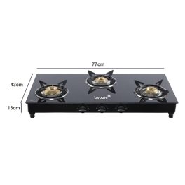 LIVPURE NEBULA-3B GAS COOKTOP 3 BURNER