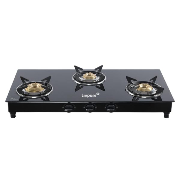 LIVPURE NEBULA-3B GAS COOKTOP 3 BURNER