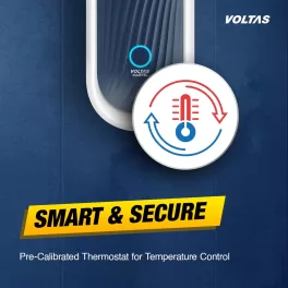 Voltas Marvel, 3 Liter Instant Water Heater with 100% Copper Element and 6.5 Bar Pressure, Blue/Black