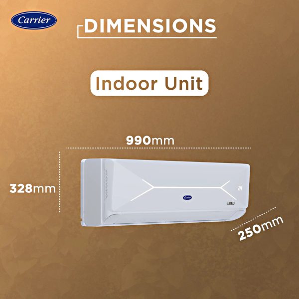 Carrier XPERT LUMO Fxi, 1.5 Ton 5 Star 6 in 1 Convertible Inverter Split Smart AC with Wi-Fi Supported, Copper Condenser, White