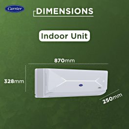 Carrier XPERT LUMO Fxi, 1 Ton 3 Star 6 in 1 Convertible Inverter Split Smart AC with Wi-Fi Supported, Copper Condenser, White