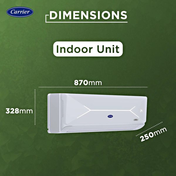 Carrier XPERT LUMO Fxi, 1 Ton 3 Star 6 in 1 Convertible Inverter Split Smart AC with Wi-Fi Supported, Copper Condenser, White