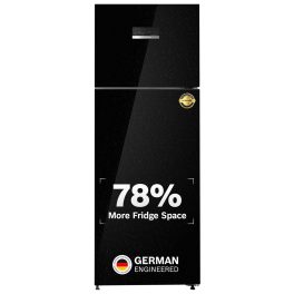 Bosch 269L 2 Star Inverter Frost free Double Door Refrigerator [CTN29K22NI], Black Pearl