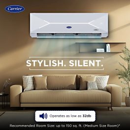 Carrier XPERT LUMO Fxi, 1.5 Ton 5 Star 6 in 1 Convertible Inverter Split Smart AC with Wi-Fi Supported, Copper Condenser, White